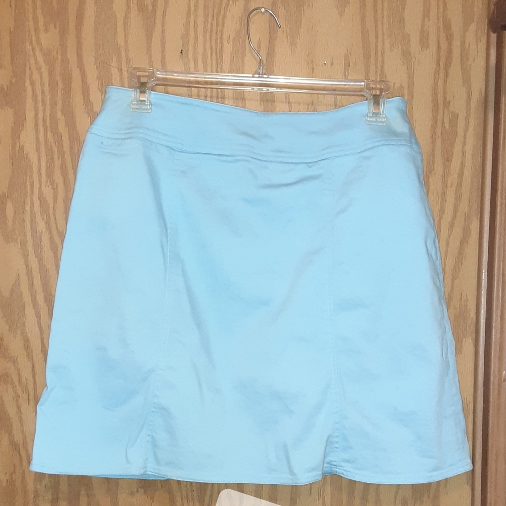 Chaus size 16 sky blue mini skirt